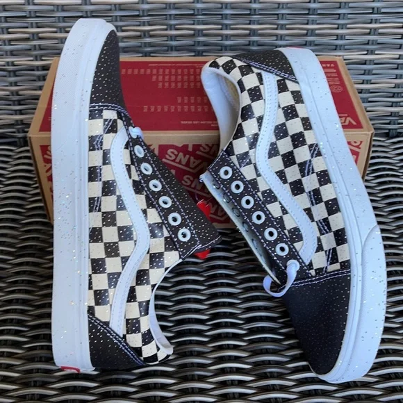 Vans Old Skool Confetti Black/True White MENS - Picture 12 of 16